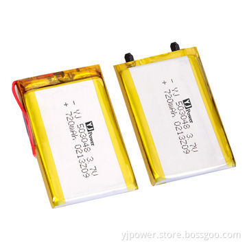 Li-polymer Batteries, 720mAh Nominal Capacity